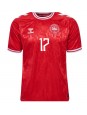Danmark Victor Kristiansen #17 Replika Hemmakläder EM 2024 Kortärmad